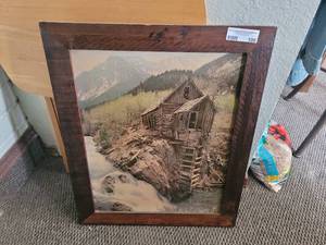 lot 100 image: FRAMED 24 X 20 PRINT AS SHOWN.