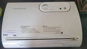 lot 108 image: FOODSAVER VAC 800 SEALER AS SHOWN.