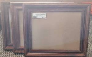 lot 122 image: LOT OF ASSORTED PICTURE FRAMES AS SHOWN.