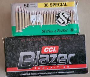 lot 138 image: (2) 38 SPECIAL CARTRIDGES AS SHOWN.