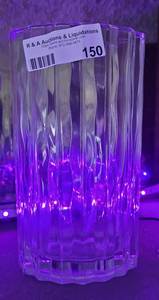 lot 150 image: 9 HIGH GLASS VASE IN STYLE SHOWN.