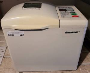 lot 167 image: BREADMAN PLUS BREAD MAKER AS SHOWN.