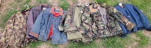 lot 169 image: LOT OF ASSORTED JACKETS AS SHOWN.