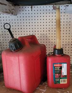 lot 175 image: (2) GAS CANS AS SHOWN.