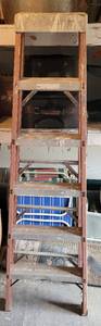 lot 217 image: 6-FOOT LADDER AS SHOWN.