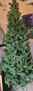 lot 223 image: 7-FOOT PRE-LIT CHRISTMAS TREE AS SHOWN.
