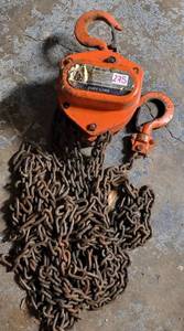 lot 275 image: DUFF LYNX 12 TON HOIST AS SHOWN.