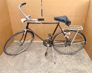 lot 1 image: Schwinn Vintage Suburban Bike - Brown