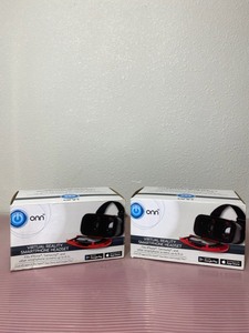 lot 7 image: Lot of 2 - New Onn Virtual Reality SmartPhone Headset Model# 0NA17VR004 - Red