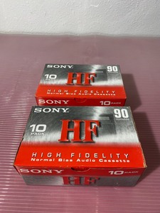 lot 18 image: Lot of 2 - New Sony High Fidelity Normal Bias Audio Cassette, 10 Pack 90 Minutes Each