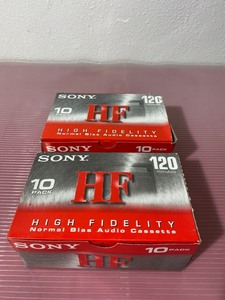 lot 19 image: Lot of 2 - New Sony High Fidelity Normal Bias Audio Cassette, 10 Pack 120 Minutes Each