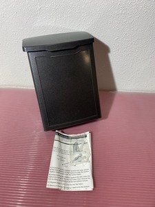 lot 22 image: New Other Architectural Mailboxes Marina Wall Mount Mailbox Pewter Model# 2681P - Black