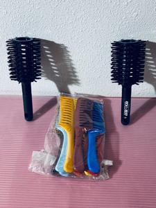 lot 66 image: Lot of 12 - New Hair Combs & Hair Brushes - As Shown