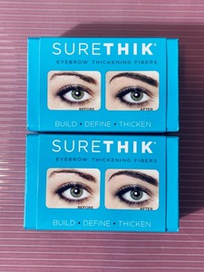 lot 71 image: Lot of 2 - New Surethik Eyebrow Thickening Fibers, Sandy Blonde