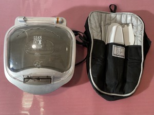 lot 85 image: George Foreman Grilling Machine Model# GR18BWC - Silver with Cover