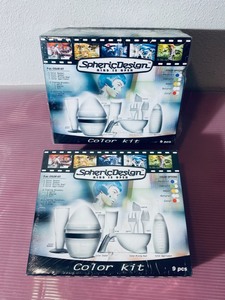 lot 123 image: Lot of 2 - New Spheric Design Mind Is Open 9 Piece Color Kits - Coral