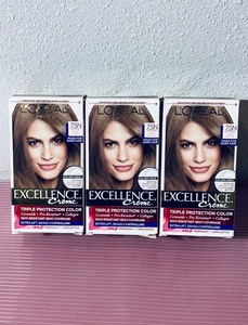 lot 124 image: Lot of 3 - New Loreal Paris Excellence Creme Hair Color 7.5N Neutral Dark Blonde
