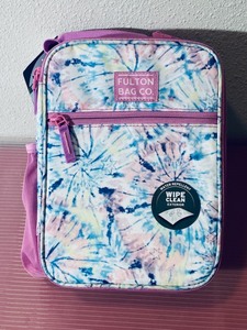 lot 135 image: New Fulton Bag Co. Upright Lunch Bag, Starstruck Tie Dye