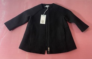 lot 139 image: New COS 100% Wool Coat 1 to 2 Years Old - Black