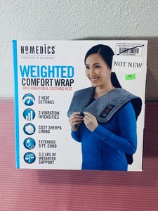 lot 146 image: Homedics Weighted Comfort Wrap with Vibration & Soothing Heat