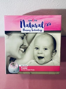 lot 147 image: Spectra with Natural Nursing Technology Premier Electric Breast Pump Model# S2PLUS - WhitePink