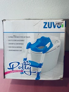 lot 148 image: New Other Zuvo Potty Ladder Seat - Blue & White