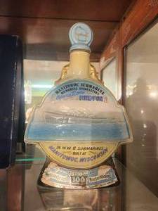 lot 103 image: Manitowoc Submarine operation Redfin Jim Beam Decanter - 1970