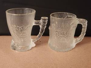 lot 59 image: Pair of vintage McDonalds - The Flintstones glasses