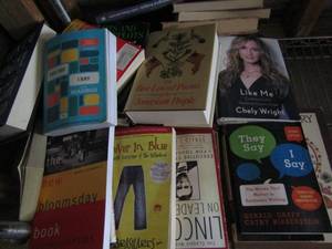 lot 132 image: book lot includes 9th house, best love poems, over and blue, like me, how dare I say that to them and more