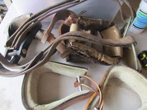 lot 28 image: HORSE TACK - lot of various saddle stirrups, 4 sets and 2 singles