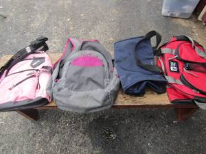 lot 163 image: TARRANT County College bag,  dakin back pack, ful backpack   ,blue kate spade bag