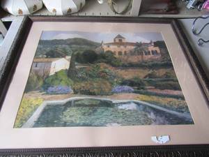 lot 173 image: jack ronald framed portrait 34x40