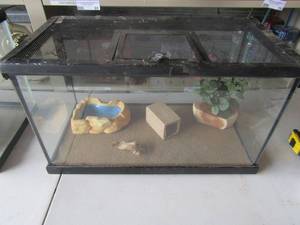 lot 18 image: small tank can be used for fish,snakes 12x21x11