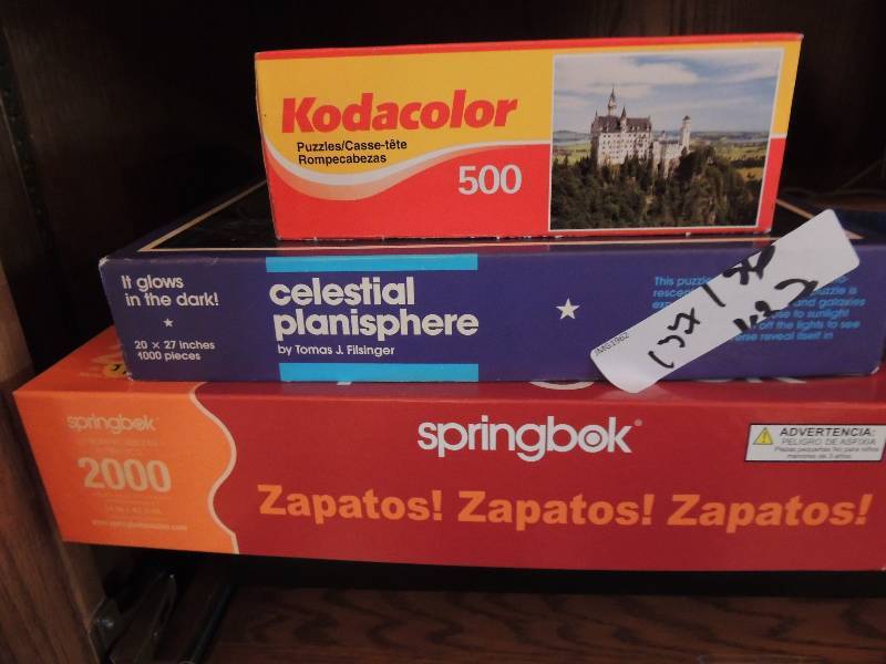 lot 137 image: 500 piece Kodacolor Puzzle, Celest...