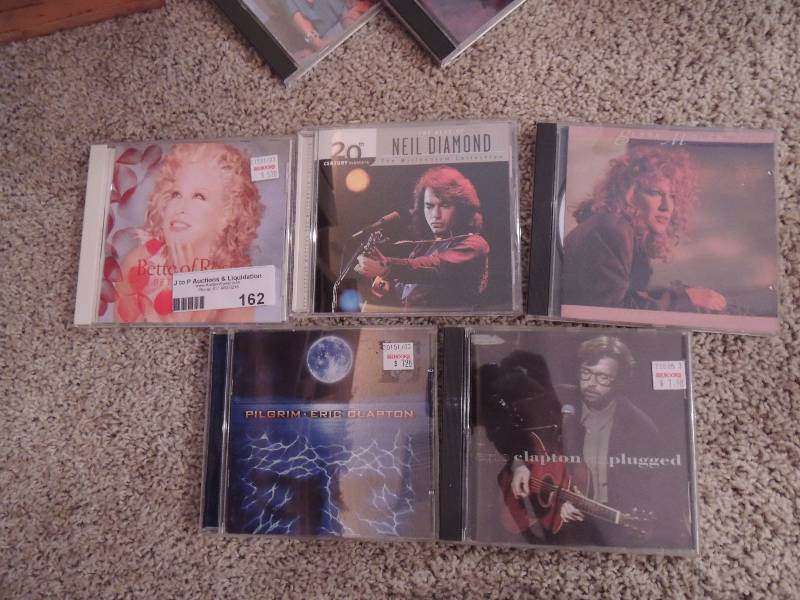 lot 162 image: 8 count CD of Eric Clapton, Judds,...