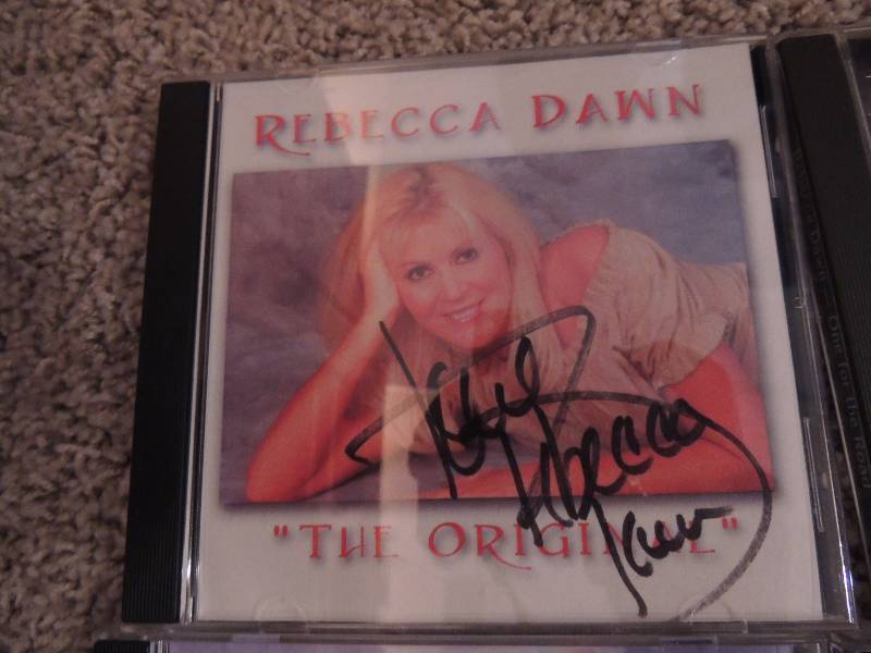 lot 167 image: & CDs by Rebecca Dawn, all are auto...