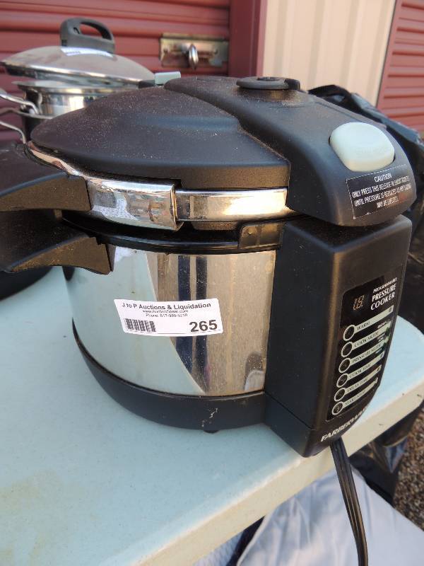 lot 265 image: Programmable Pressure Cooker...