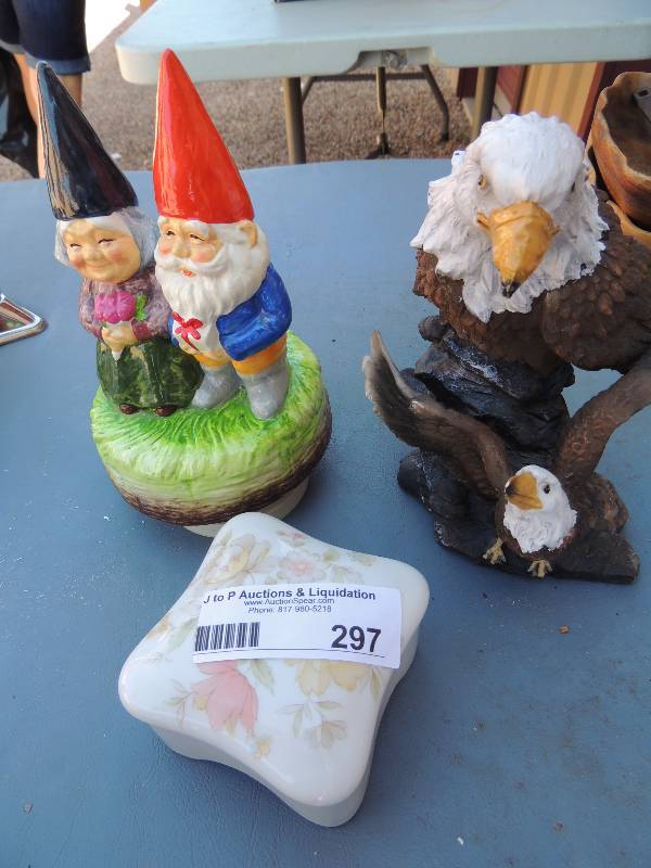 lot 297 image: Gnomes, Eagles and Jewelry...