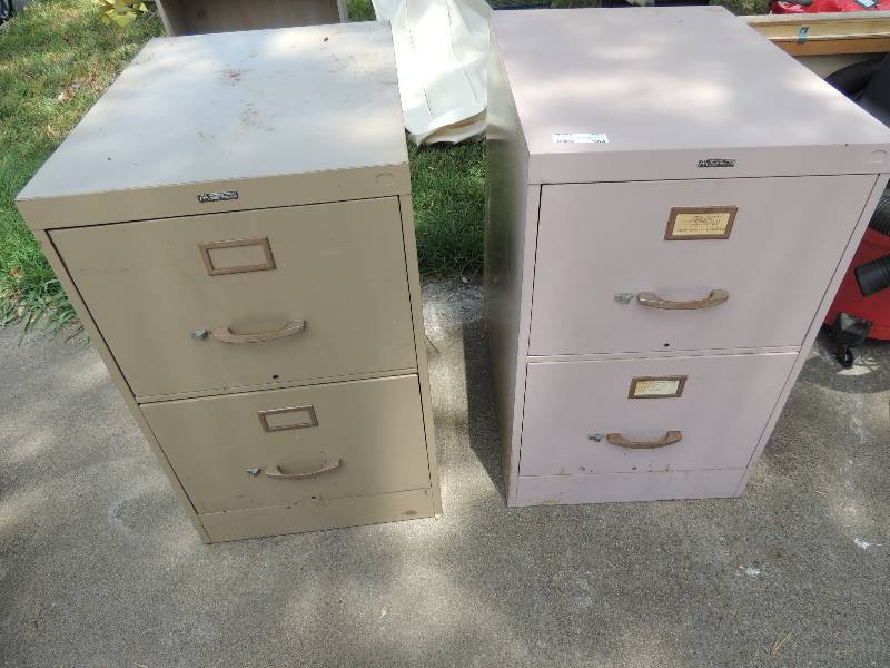 lot 304 image: AndersonHickory office file cabine...