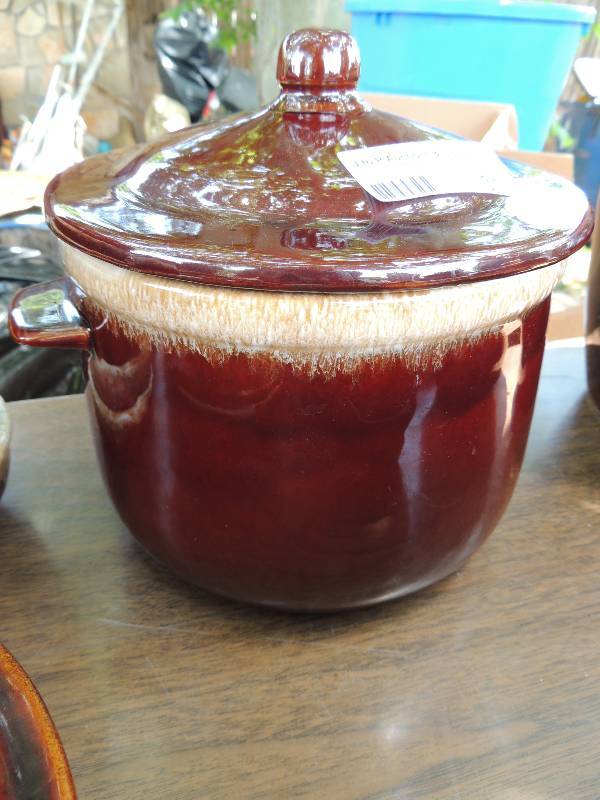 lot 317 image: Vintage Kathy Kale Pottery Brown Dr...