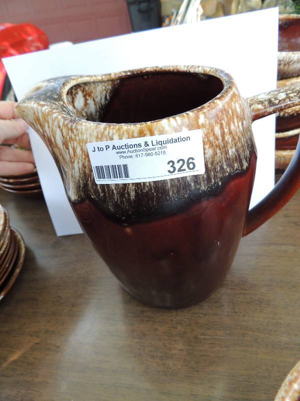 lot 326 image: Vintage Kathy Kale Pottery Brown Dr...