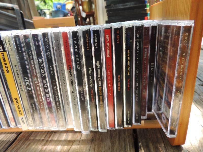 lot 482 image: 39 CDs in CD holder...