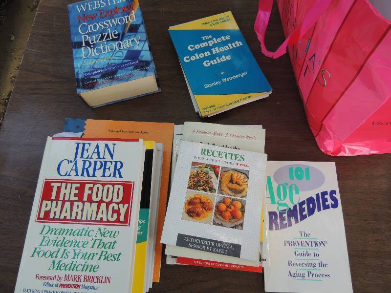 lot 491 image: Food Pharmacy - Gardening Books...