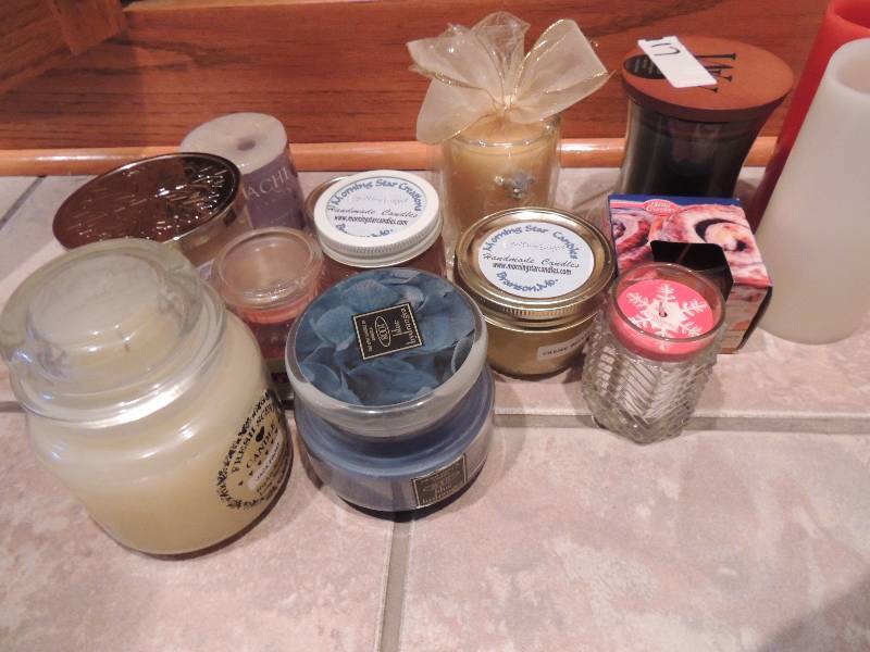 lot 117 image: New candles - 4inch pillar, Mornin...