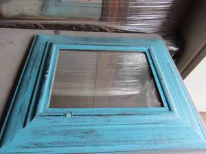 lot 108 image: Turqouse wall mirror, 2024