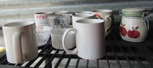 lot 152 image: misc. lot of coffee mugs