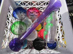 lot 157 image: Various plastic drinking glasses