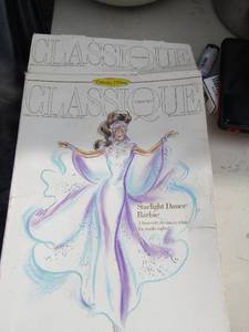 lot 56 image: BARBIE - Classic Que  STARLIGHT DANCE BARBIE  beautiful  doll in original box, By Mattel