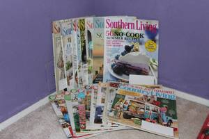 lot 28 image: Selection of Southern Living and Country Living Magazines