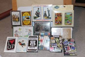 lot 34 image: Variety of Commemorative Playing Cards as Pictured